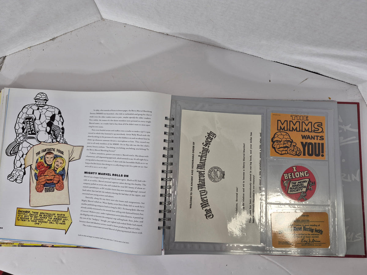 The Marvel Vault: A Museum-in-a-Book with Rare Collectibles – Roy Thomas & Peter Sanderson – 2007 Hardcover