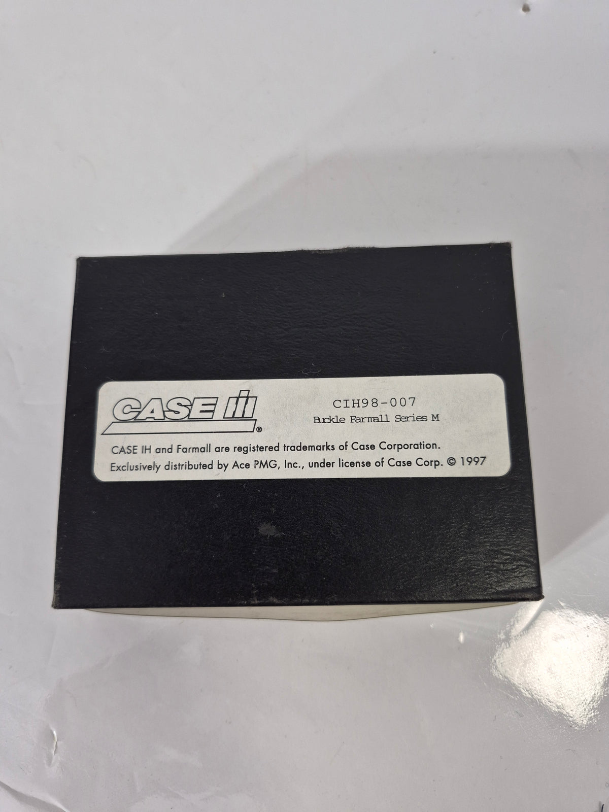 1997 Case IH Farmall M Limited Edition Belt Buckle – #368 of 5000 – Series I – Original Box
