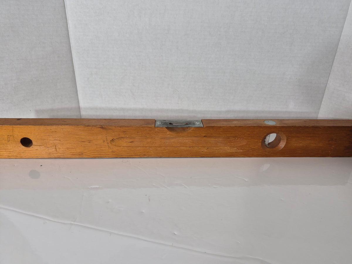 Vintage Stanley Handyman H1294-24 Wooden Carpenter’s Level – Made in Canada – 24"