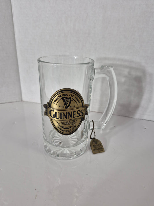 2009 Guinness 250th Anniversary Limited Edition Glass Tankard – No. 13740 of 25,000