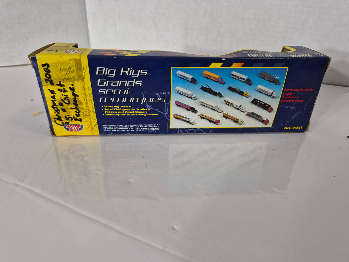 Vintage Motor Max Big Rigs Cold GT Trans Die-Cast Semi Truck & Trailer – Boxed – No. 76241