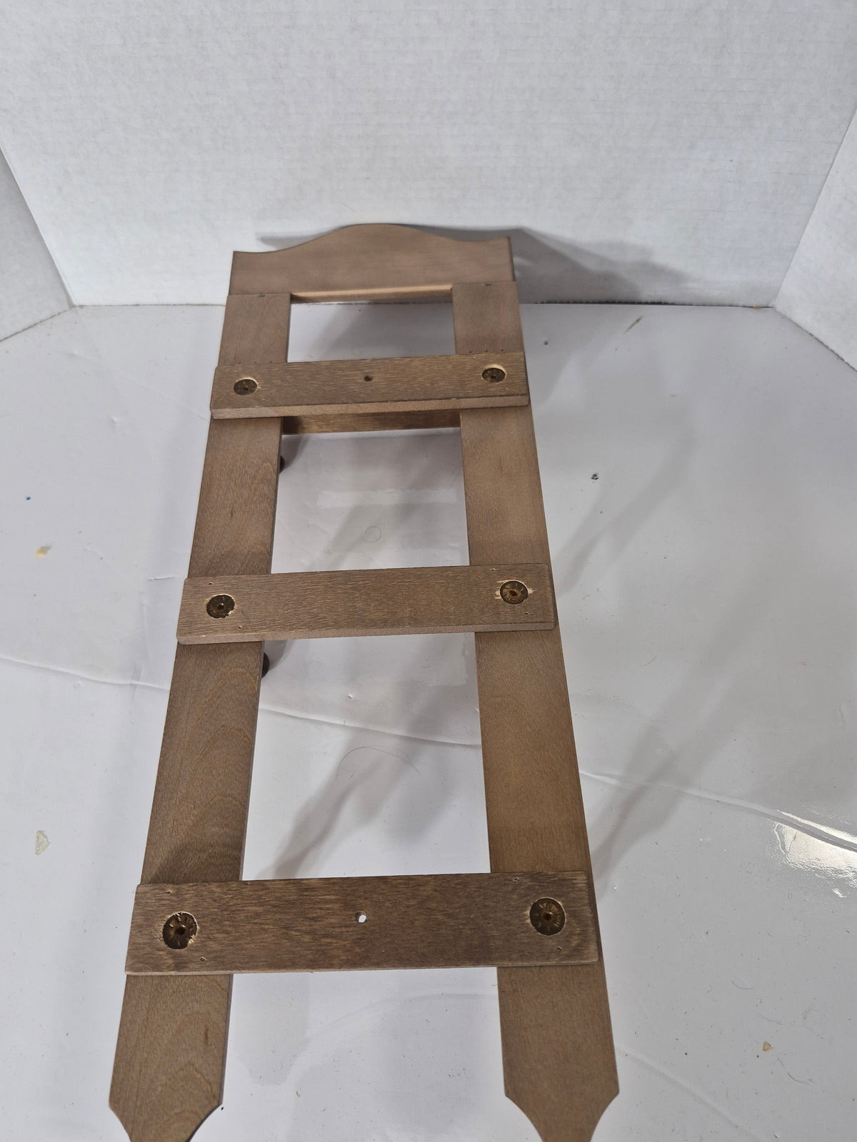 Vintage Watkins Wooden Wall-Mount Kitchen Rack – 6 Pegs – 7" x 19"