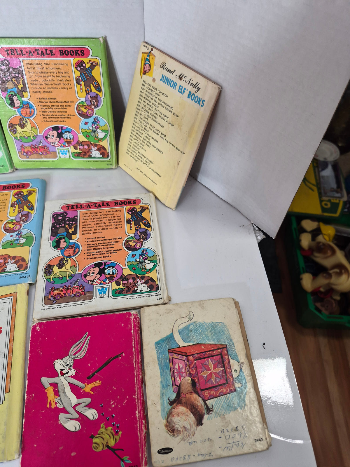Vintage Children’s Hardcover Book Lot – 14 Whitman Tell-A-Tale, Disney, Bugs Bunny & Rand McNally Books