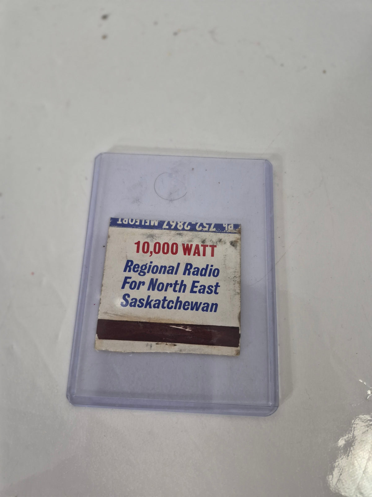 Vintage CJVR 1420 Melfort Saskatchewan Radio Station Matchbook