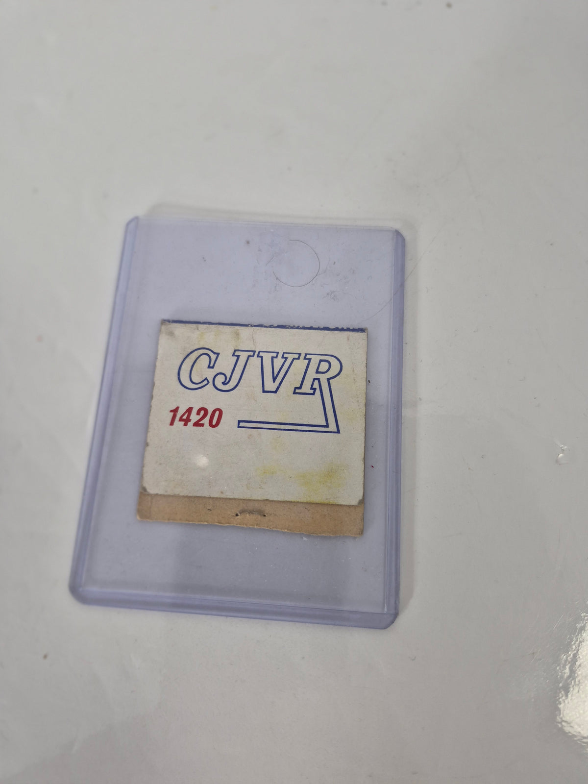 Vintage CJVR 1420 Melfort Saskatchewan Radio Station Matchbook