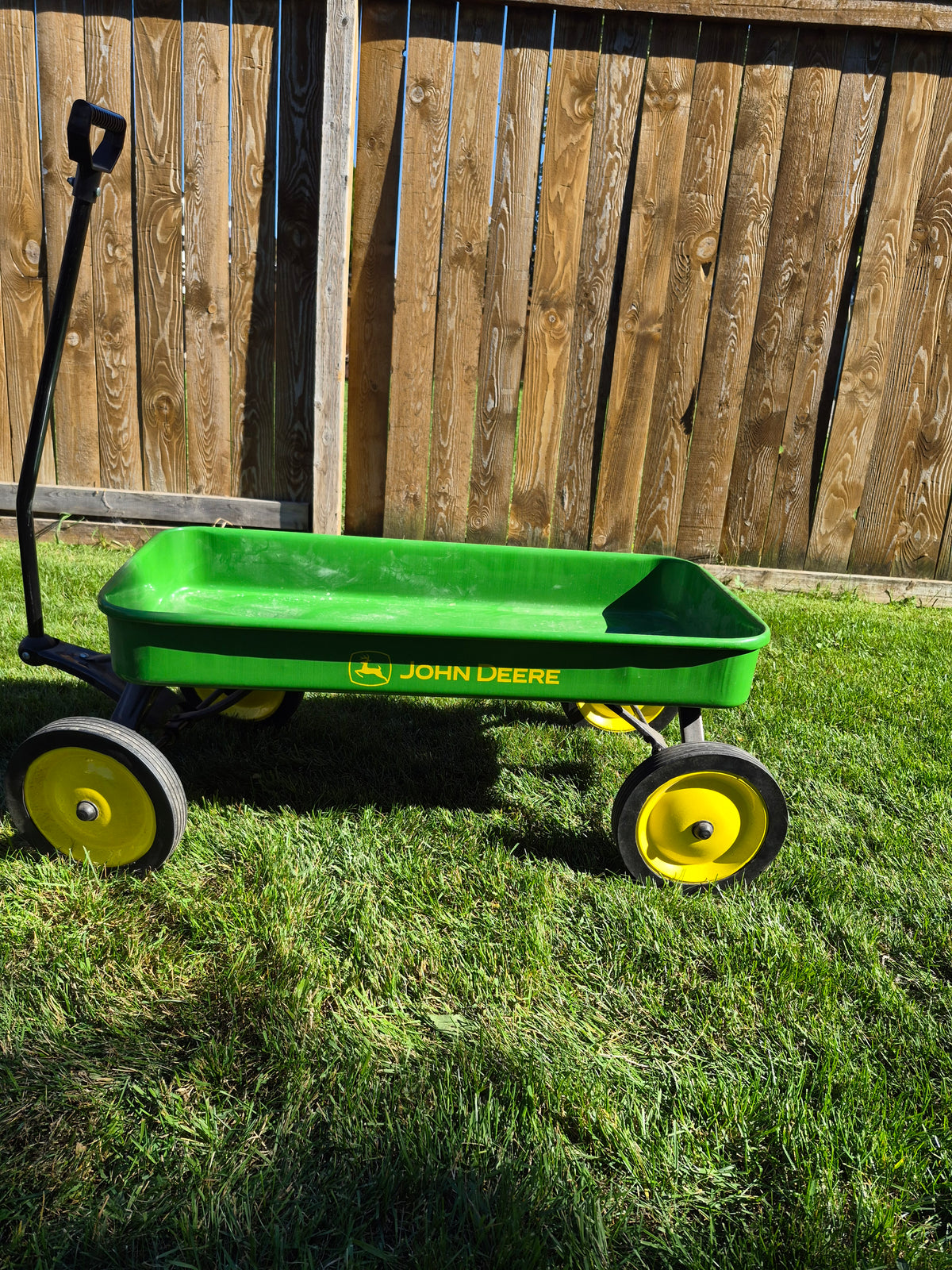 John Deere 36" Steel Pull Wagon – Green & Yellow – Discontinued ERTL/TOMY