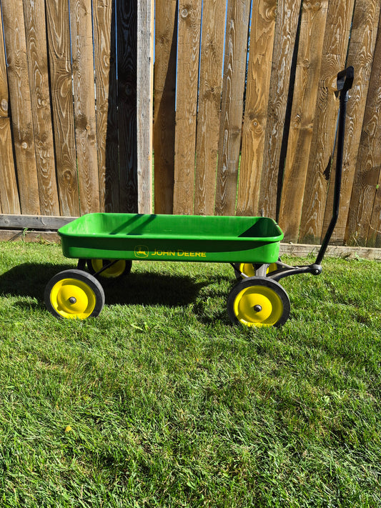 John Deere 36" Steel Pull Wagon – Green & Yellow – Discontinued ERTL/TOMY