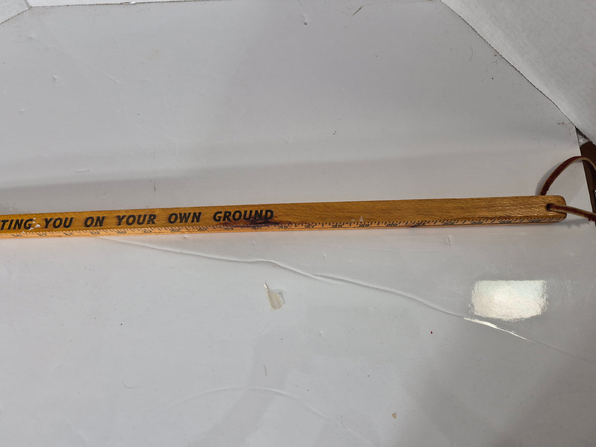 Vintage Massey Ferguson MF Implements Advertising Yardstick – 36" Farm Ruler