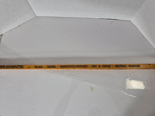 Vintage Massey Ferguson MF Implements Advertising Yardstick – 36" Farm Ruler