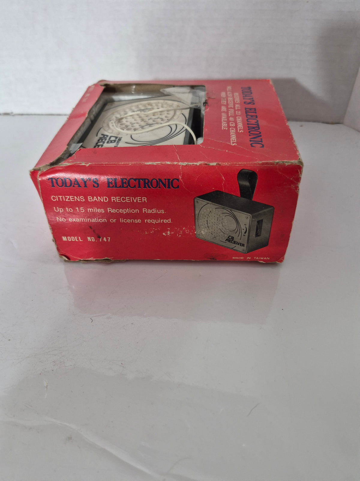 Vintage 1976 Today’s Electronic Model 747 23-Channel CB Receiver – Original Box – Trucker Radio