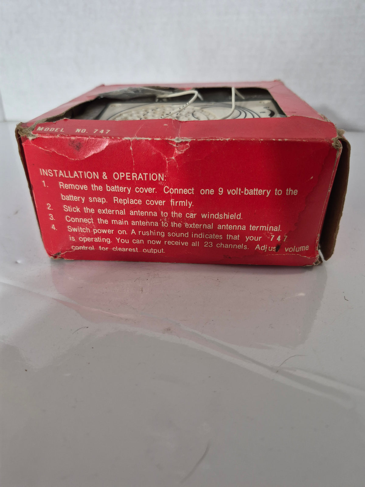 Vintage 1976 Today’s Electronic Model 747 23-Channel CB Receiver – Original Box – Trucker Radio