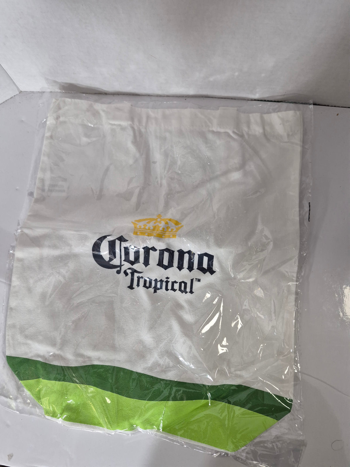 Corona Tropical Promotional Reusable Tote Bag – New in Package – 14" x 15"