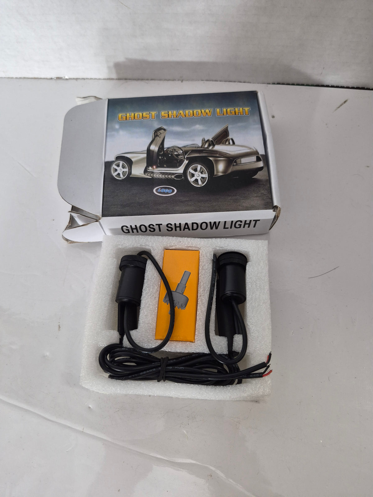 Ghost Shadow Light LED Car Door Logo Projector Light Set – 12V/24V – New in Box