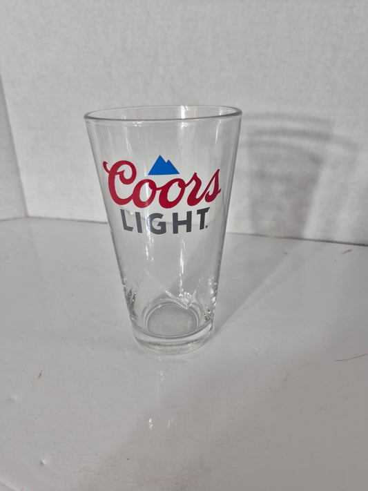 Coors Light 16 oz Embossed Mountain Beer Glass – Boelter Commercial Barware