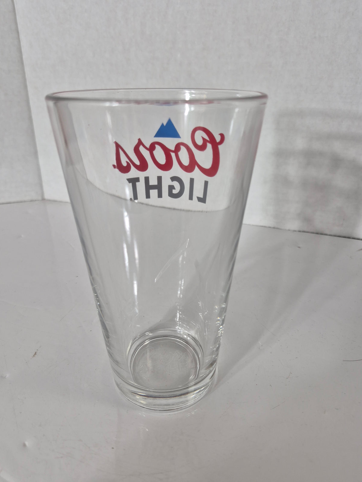 Coors Light 16 oz Embossed Mountain Beer Glass – Boelter Commercial Barware