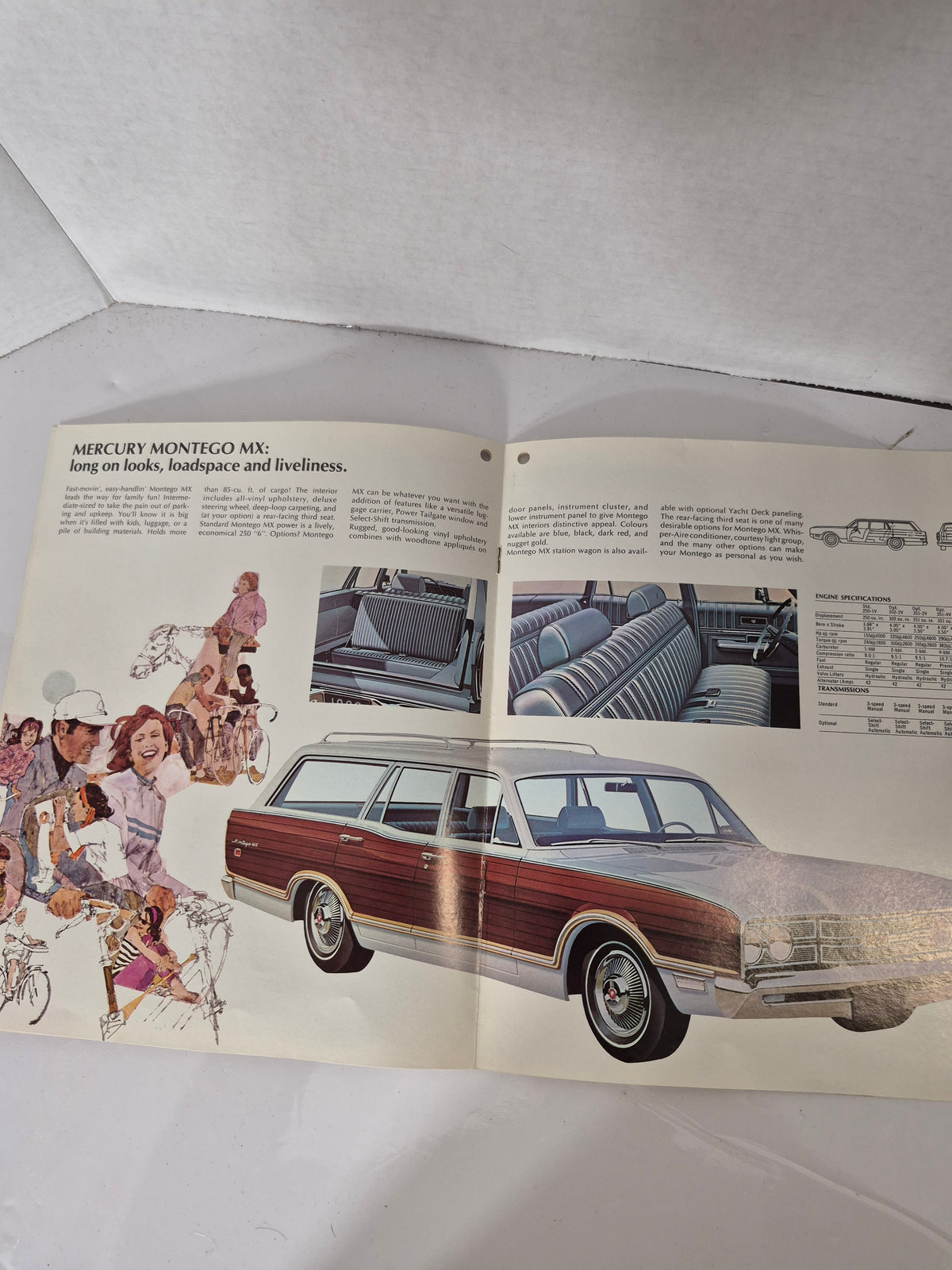 Original 1969 Ford Mercury Lincoln Station Wagons Sales Brochure – Canadian – Marquis Meteor Montego Club Wagon