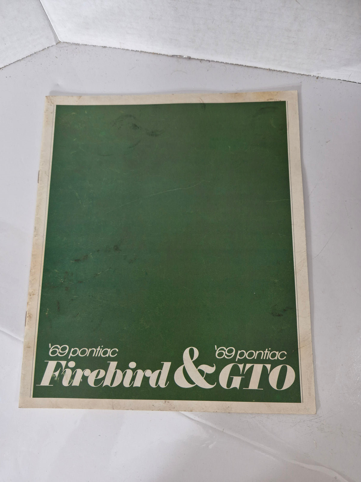 Original 1969 Pontiac Firebird & GTO Sales Brochure – Canadian GM – Muscle Car Literature