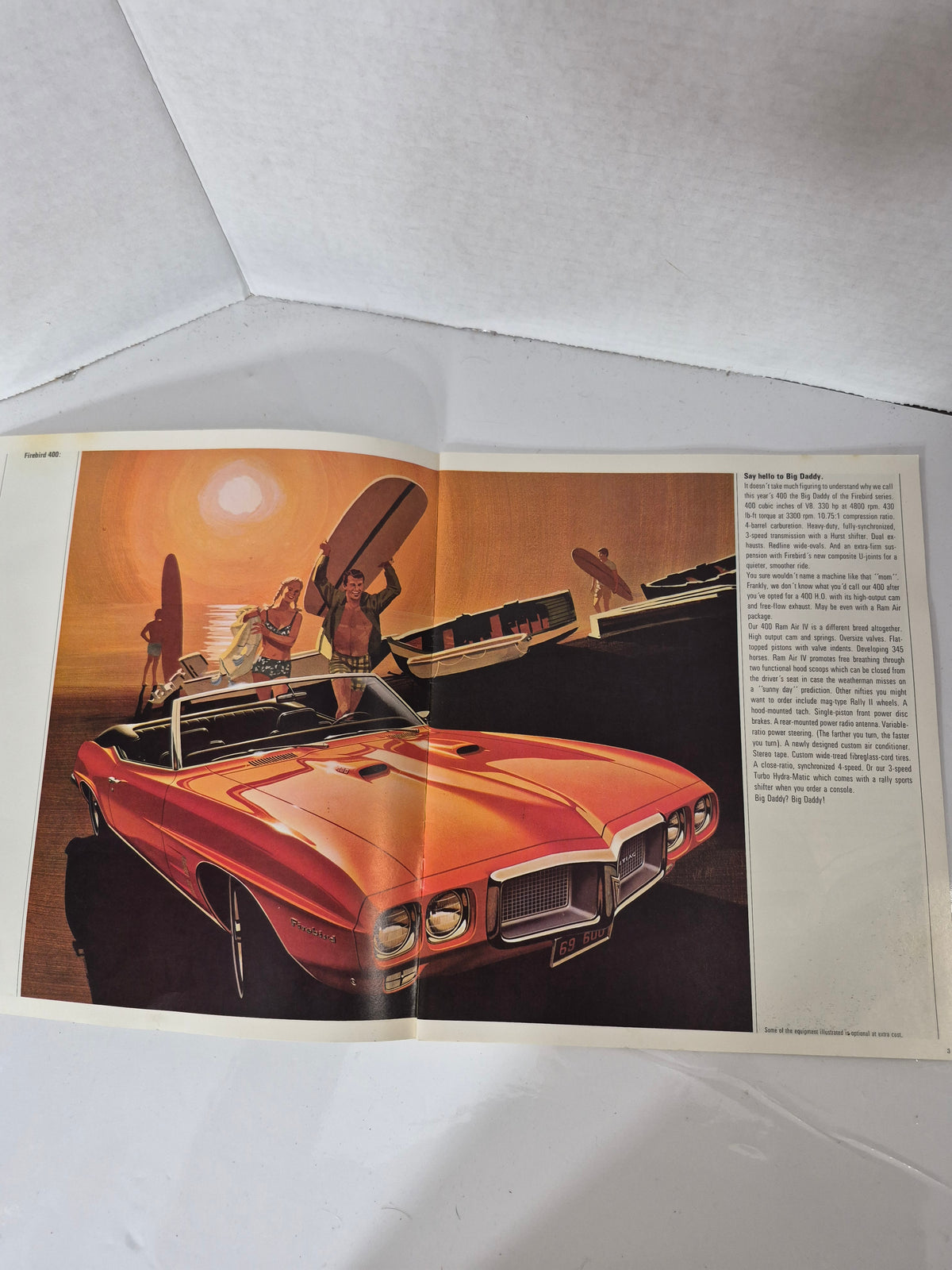 Original 1969 Pontiac Firebird & GTO Sales Brochure – Canadian GM – Muscle Car Literature