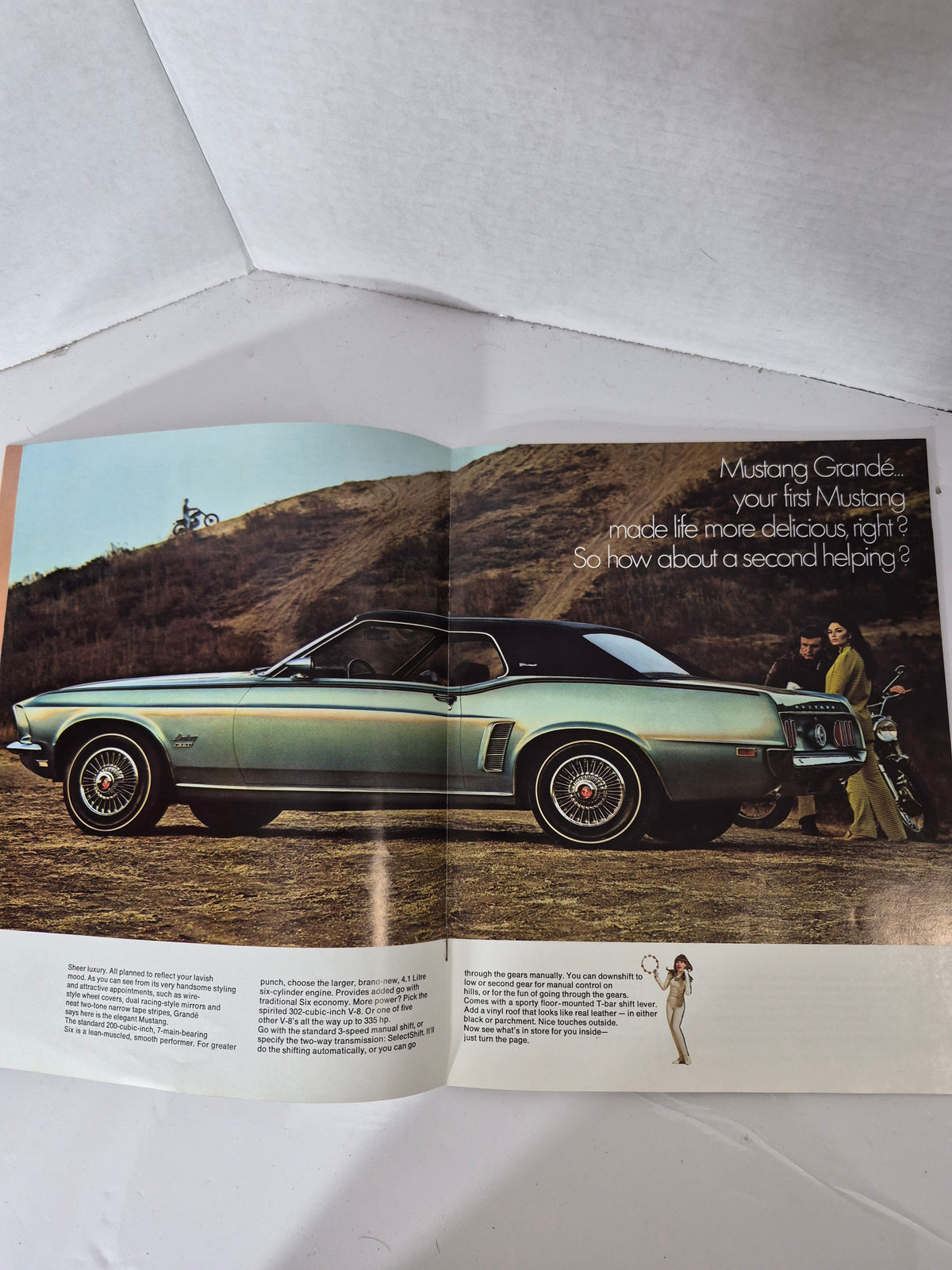 Original 1969 Ford Mustang Sales Brochure – Mach 1, SportsRoof, Grande & GT – Canadian