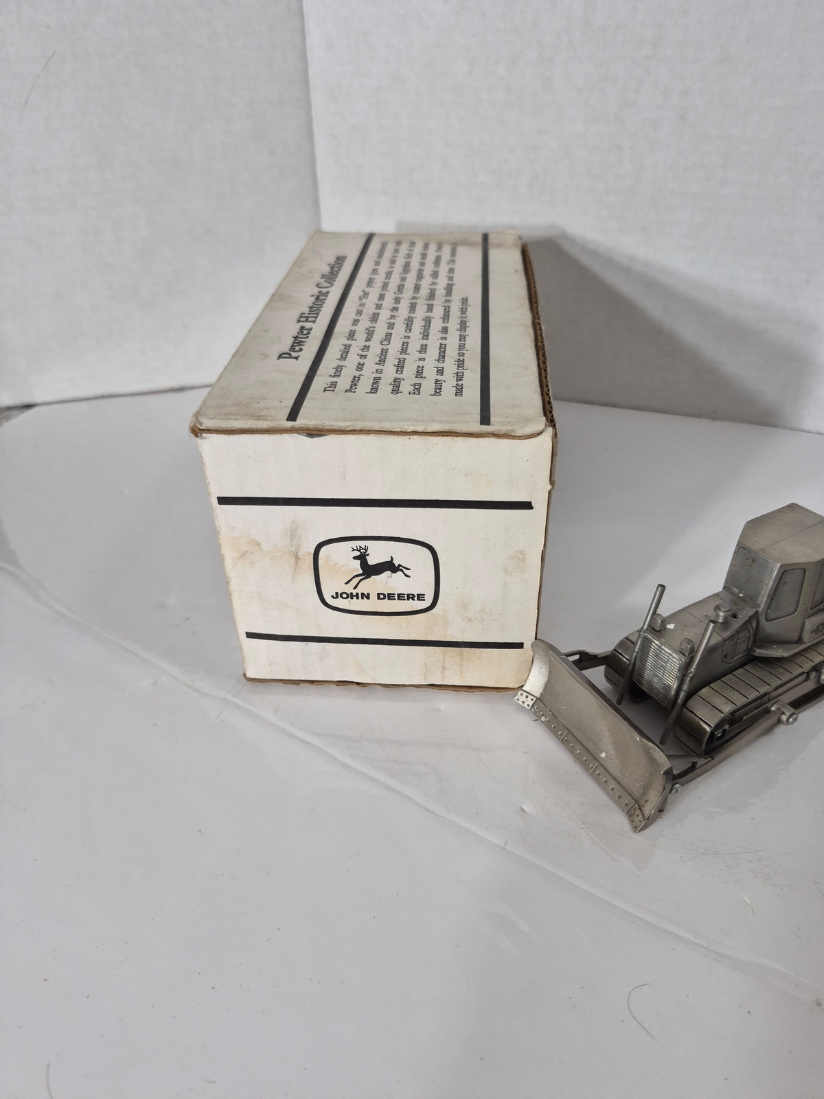 Vintage SpecCast John Deere 850C Crawler Dozer Pewter Model – 1:50 Scale – Original Box – JDM 084