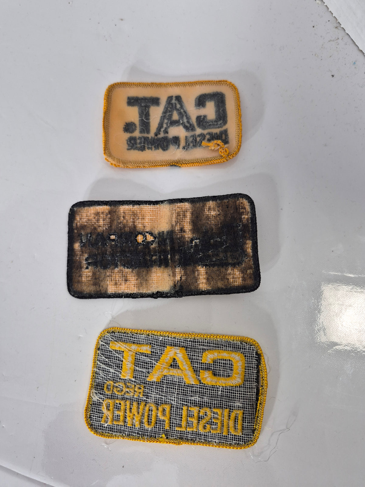 Vintage CAT Caterpillar Diesel Power & Koppan Tractor Embroidered Patches – Lot of 3
