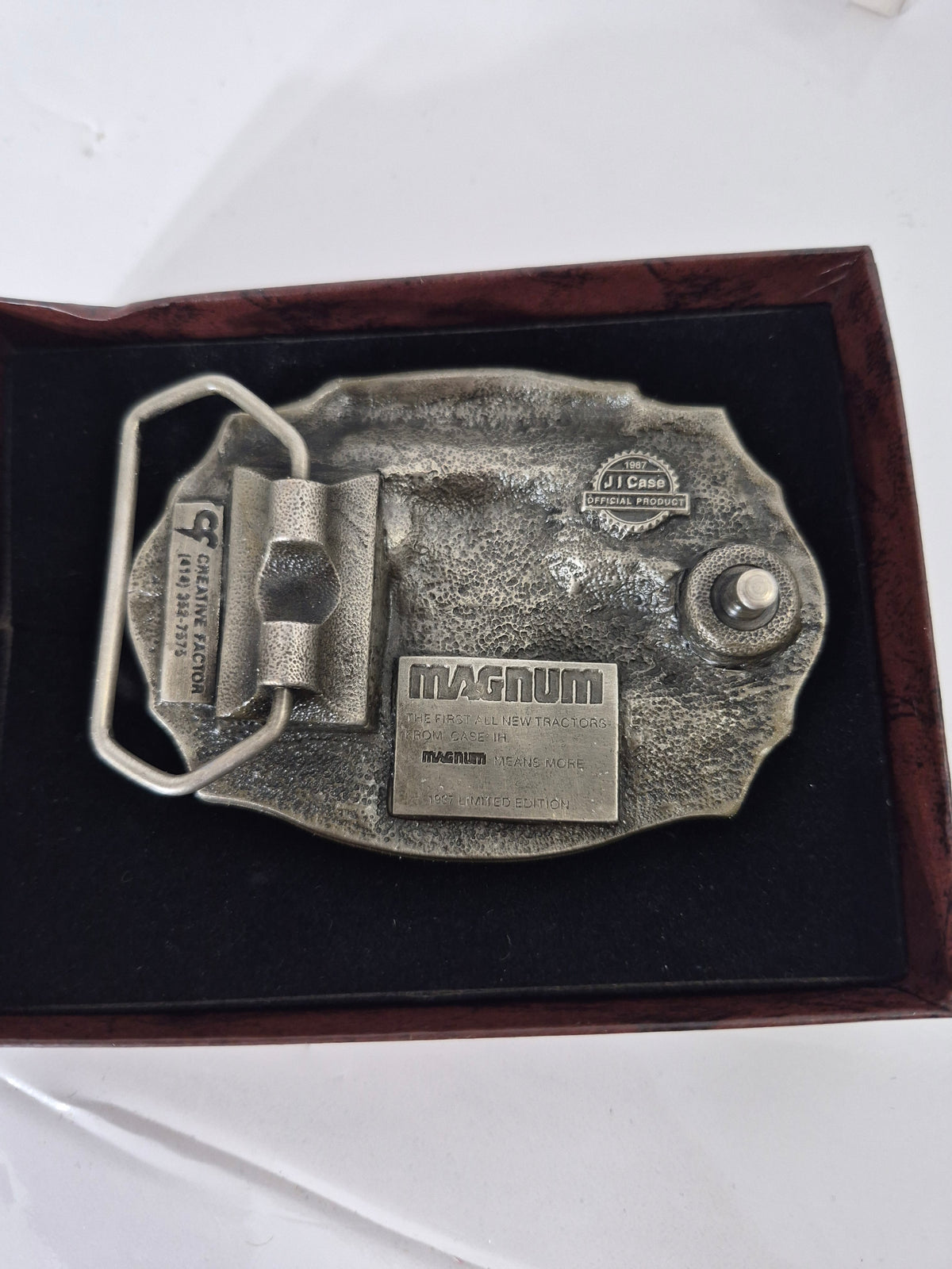 Case IH Magnum 7100 Series Belt Buckle – 1987 Limited Edition – Boxed