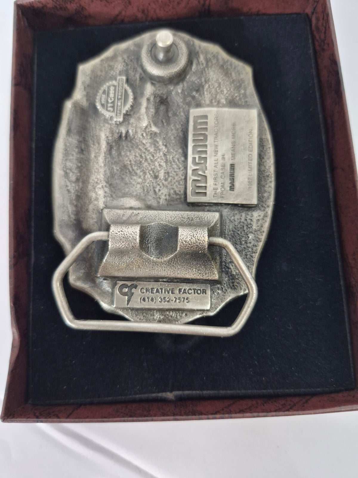 Case IH Magnum 7100 Series Belt Buckle – 1987 Limited Edition – Boxed