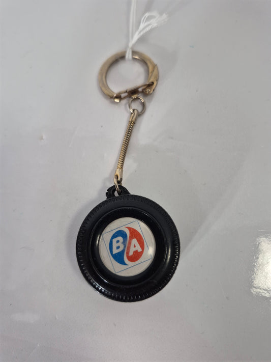 B/A Tire Keychain – British-American Oil – Allan R. Olson, Eatonia SK