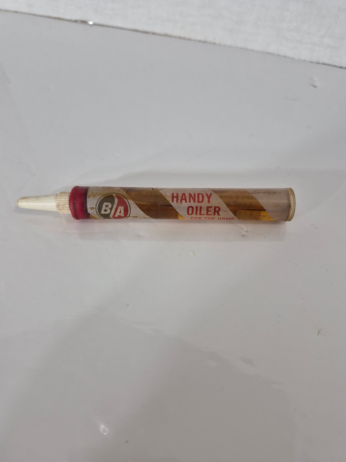 B/A Handy Oiler Tube – British-American Oil – "For the Home" – 5 in.
