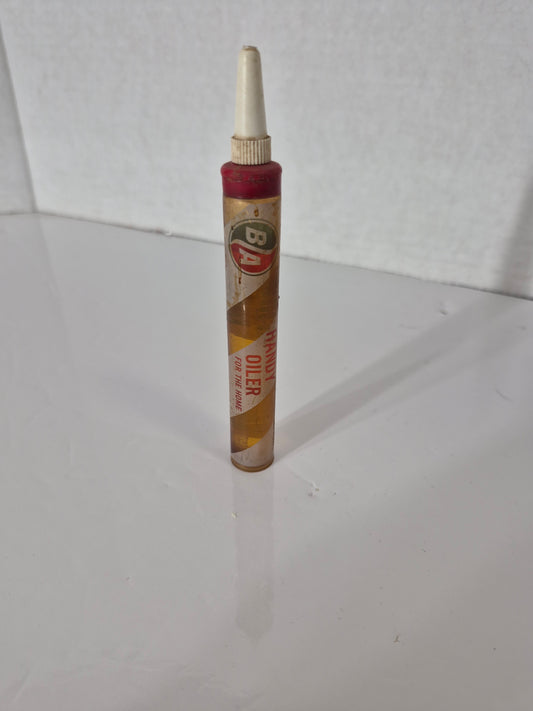 B/A Handy Oiler Tube – British-American Oil – "For the Home" – 5 in.