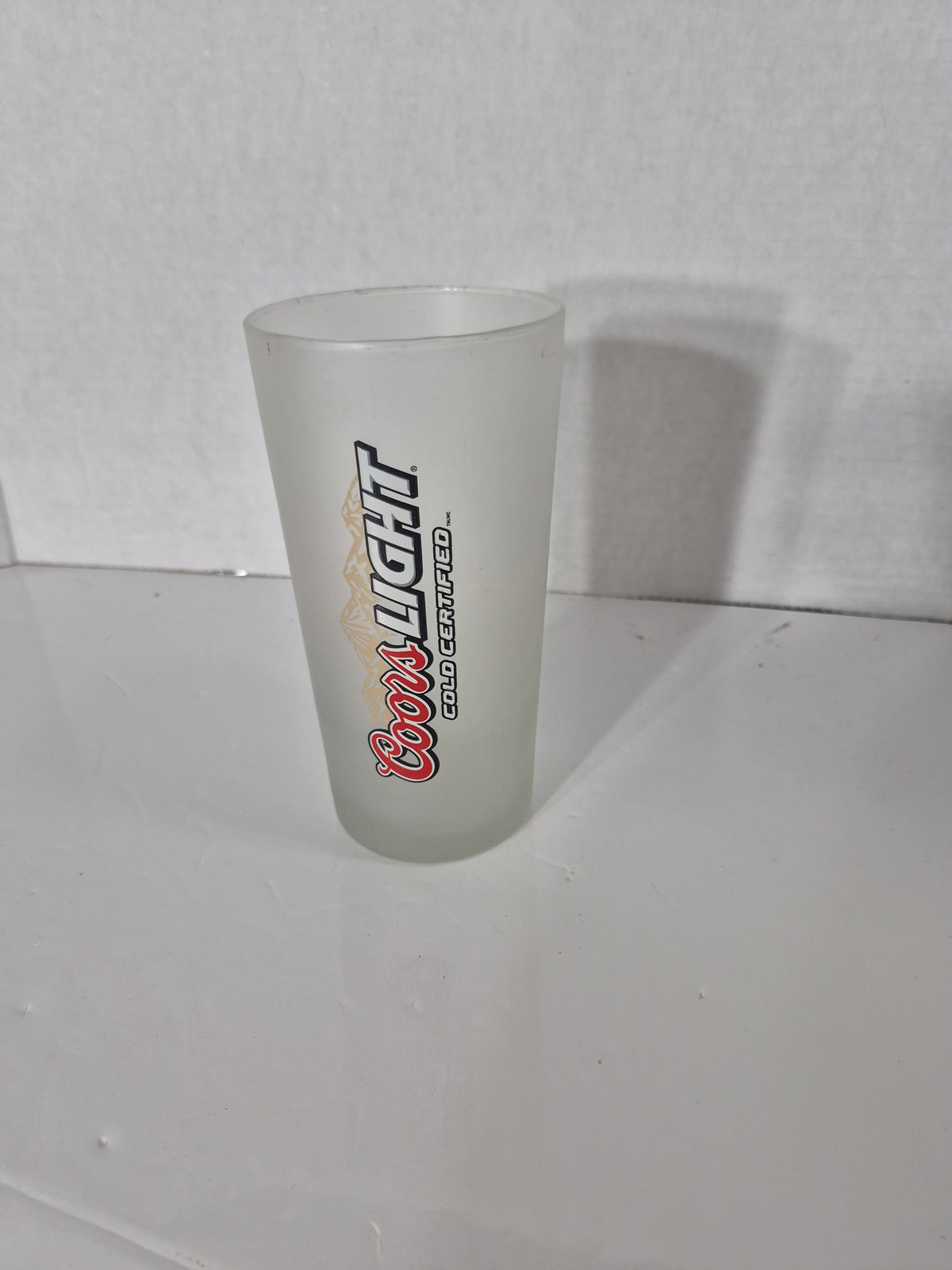 Coors Light Frosted Pint Glass – Cold Certified – 6.25 in.