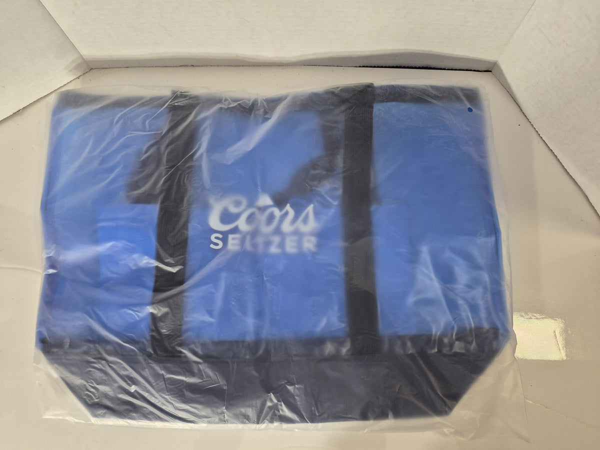 Coors Seltzer Insulated Cooler Bag – Blue Tote – New in Package