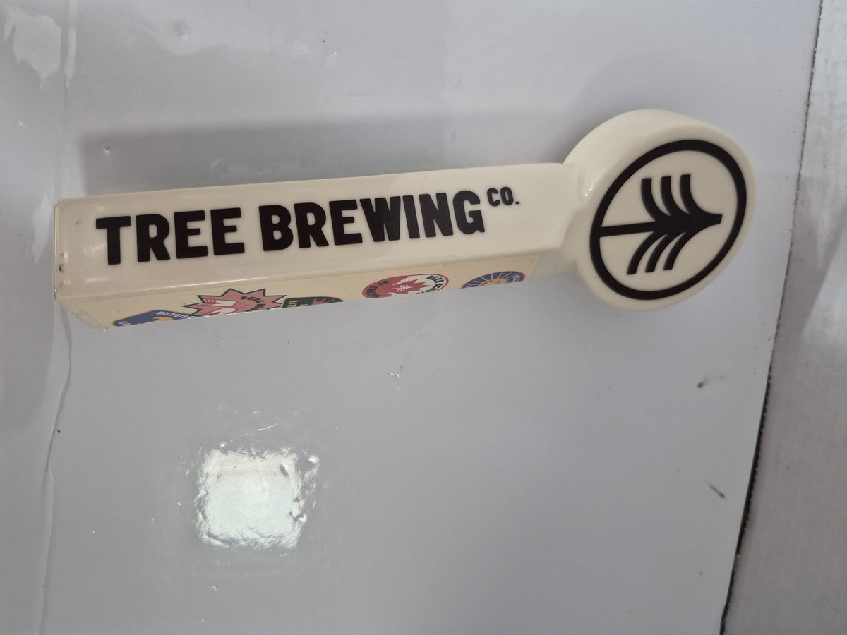 Tree Brewing Co. Beer Tap Handle – Mellow Moon Pineapple Hefeweizen – Ceramic – 10.25 in.