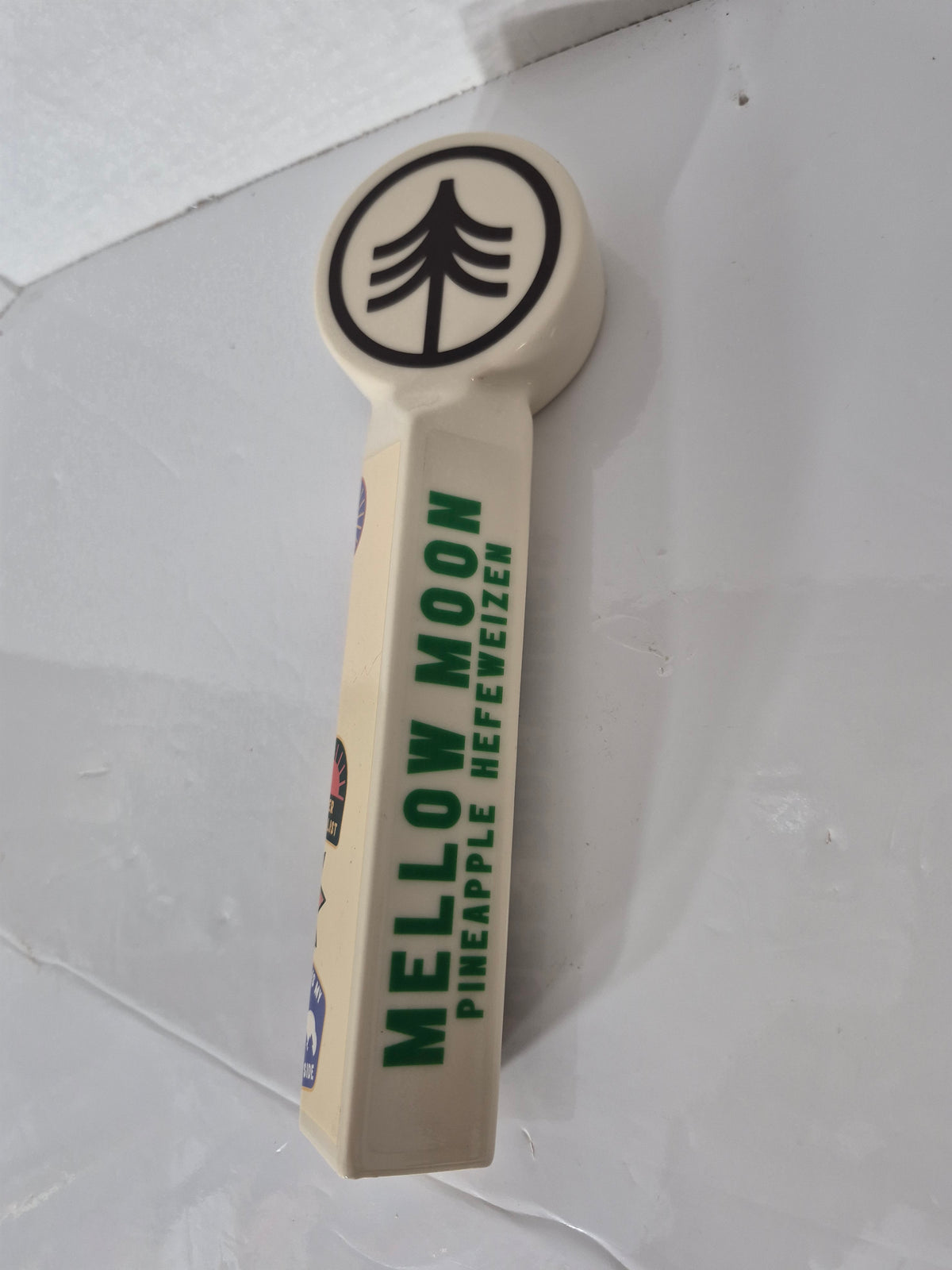 Tree Brewing Co. Beer Tap Handle – Mellow Moon Pineapple Hefeweizen – Ceramic – 10.25 in.