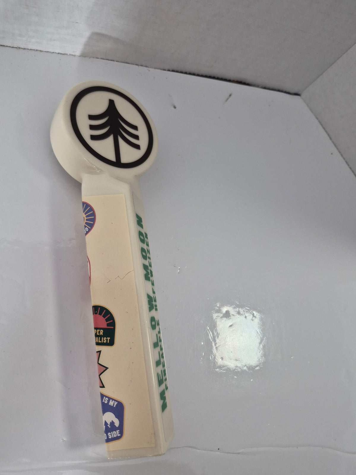 Tree Brewing Co. Beer Tap Handle – Mellow Moon Pineapple Hefeweizen – Ceramic – 10.25 in.
