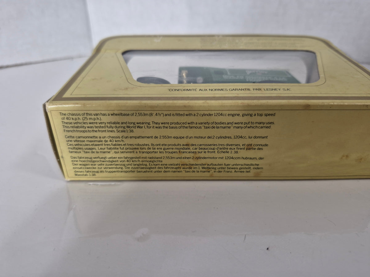 Matchbox Models of Yesteryear Y-25 1910 Renault Type AG — Perrier Delivery Van, in Box