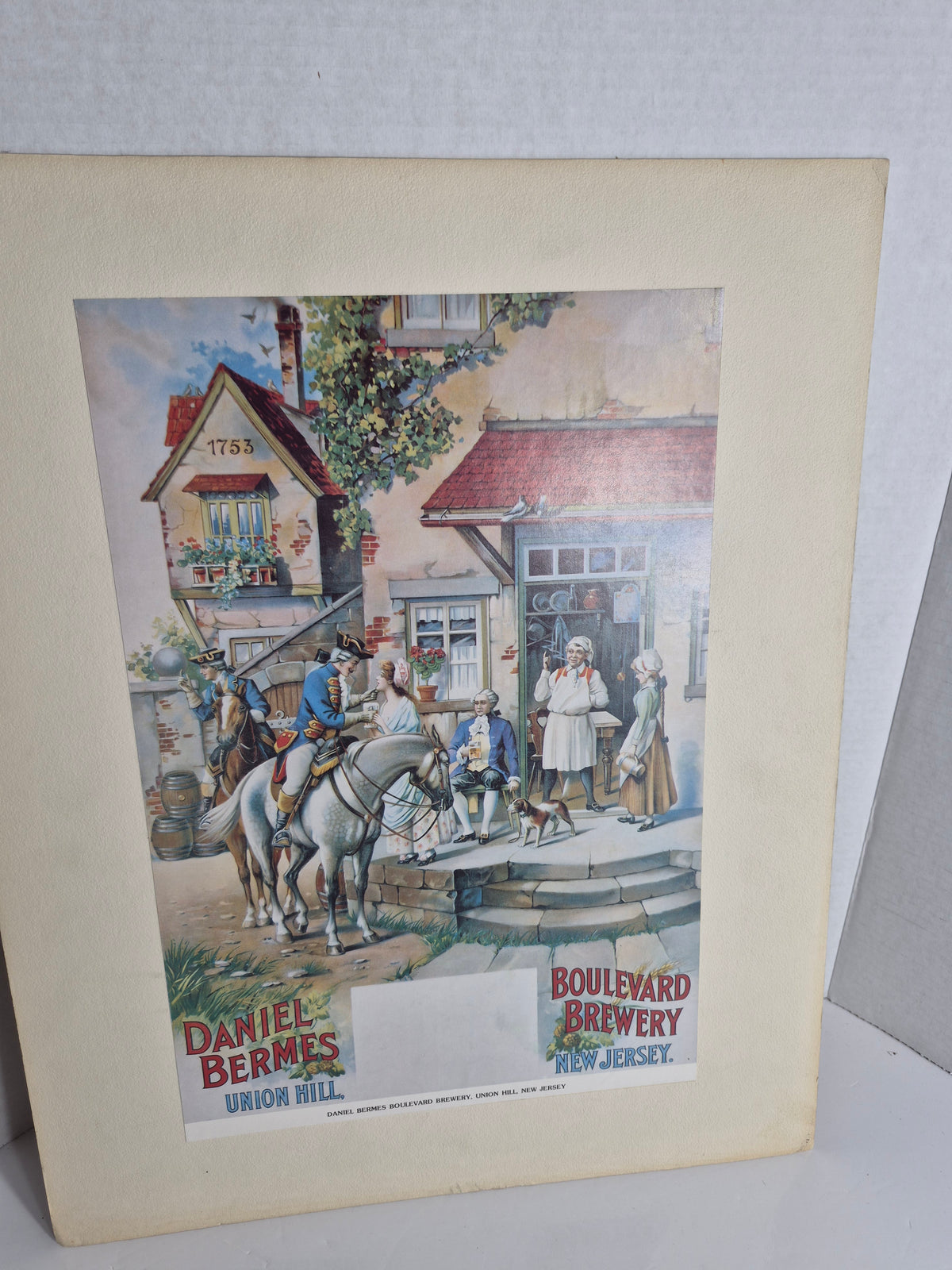 Daniel Bermes Boulevard Brewery Art Print – Union Hill, New Jersey – 16 x 20 in.