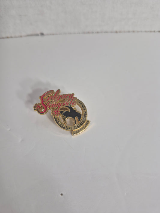 Calgary Stampede Alberta Centennial Pin 2005 — Bucking Bronco Souvenir Lapel Pin