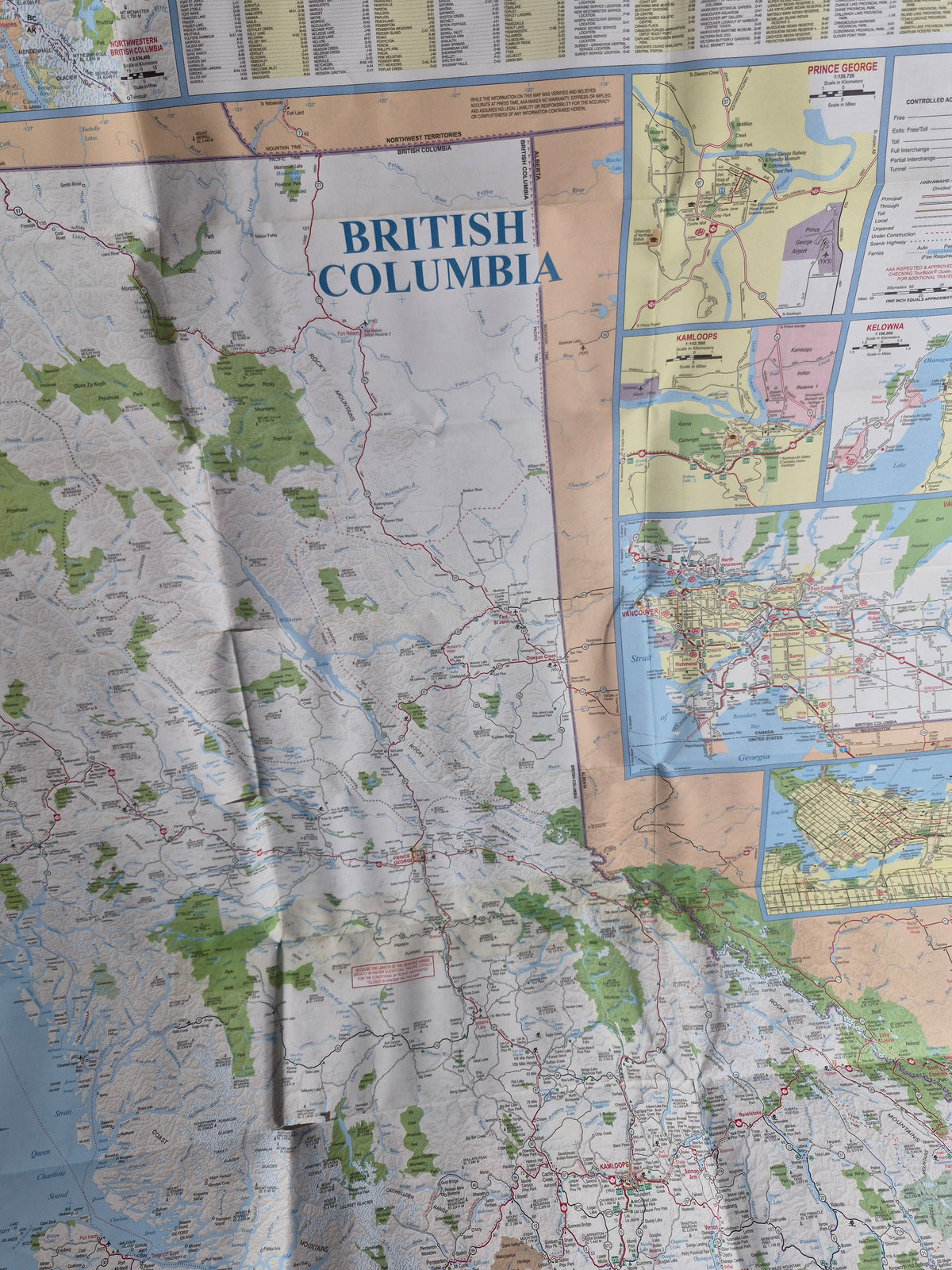 AAA CAA Provincial Series Road Maps Pair - Alberta British Columbia & Manitoba Saskatchewan, 2020 Editions