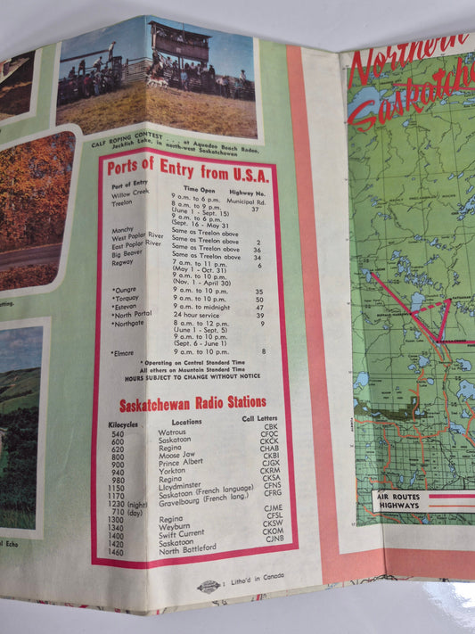 Vintage Oil Company Road Map Set - 3 Maps - North Star Saskatchewan 1960, Standard Oil Wyoming & Irving Oil Maritimes/Quebec