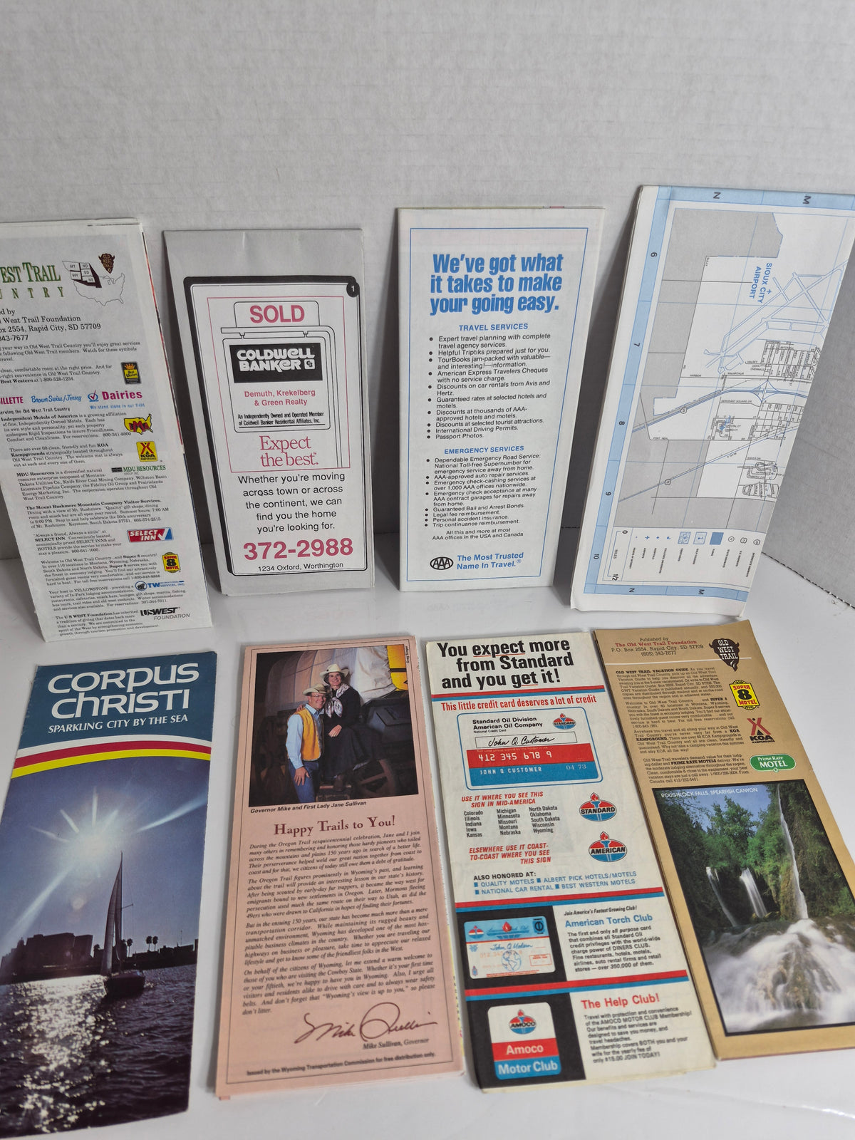 Vintage US Road Map Lot - 20 Maps - State Highway, AAA & Oil Company Maps - 1970s to 1990s