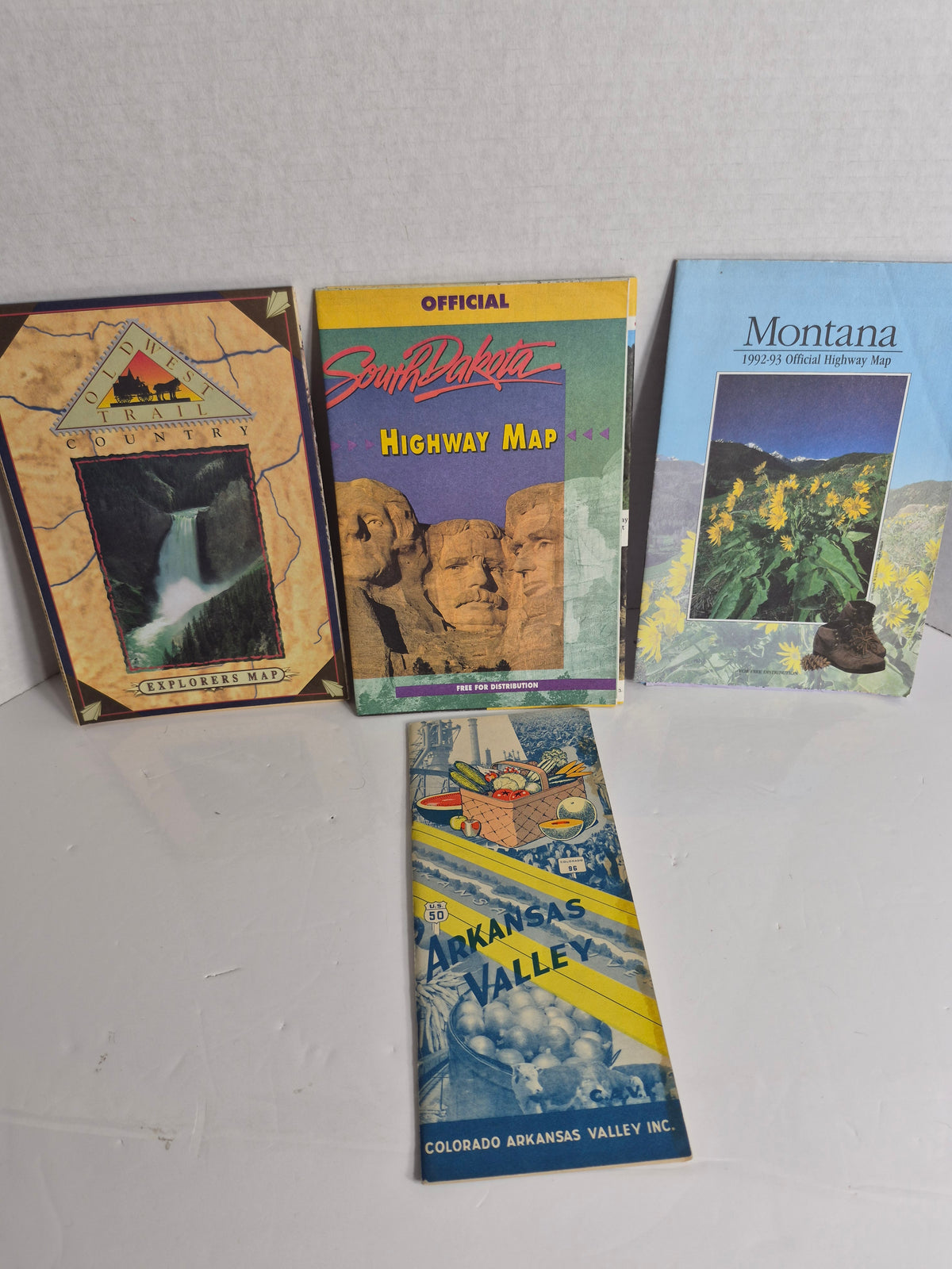 Vintage US Road Map Lot - 20 Maps - State Highway, AAA & Oil Company Maps - 1970s to 1990s