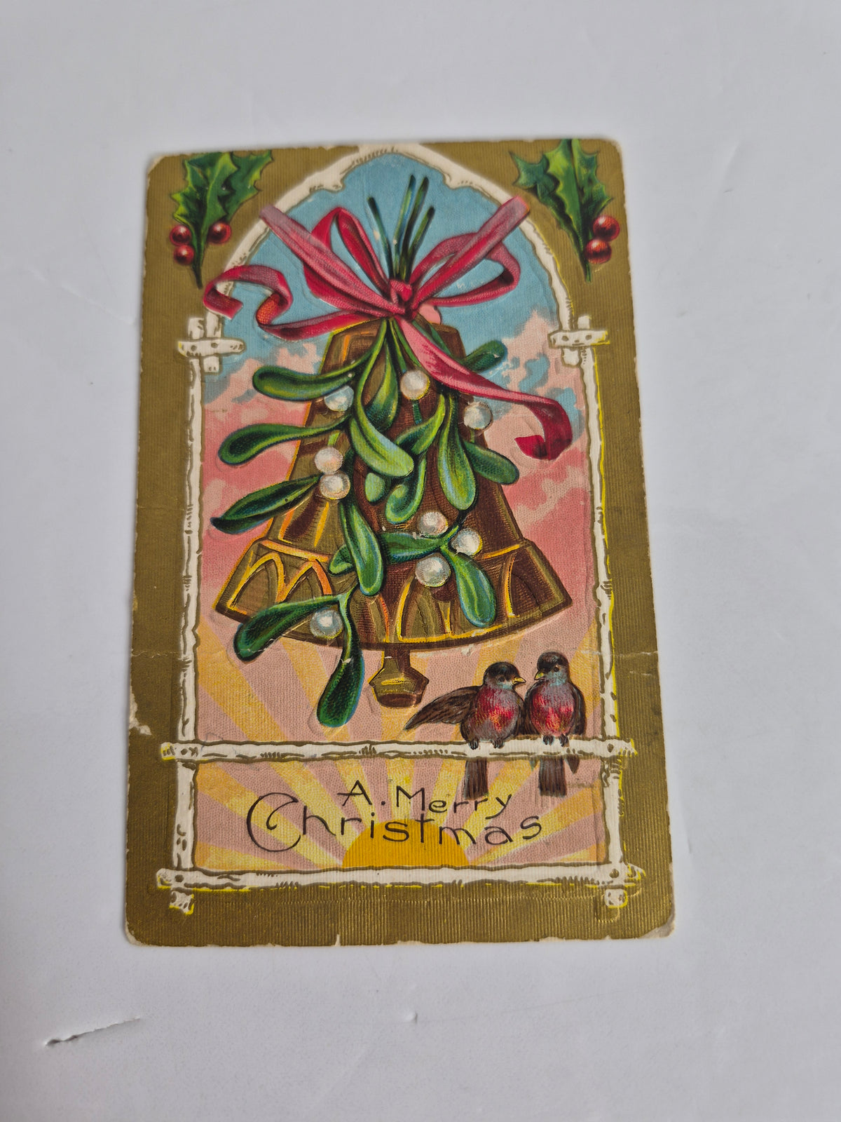 Antique Postcards – Lot of 7, c. 1908–1914 – Raphael Tuck "Smile" Comic by Dwig – Embossed Christmas & New Year Cards – Easter Card – Song Card – Como Park, Minnesota – Prairie Postmarks