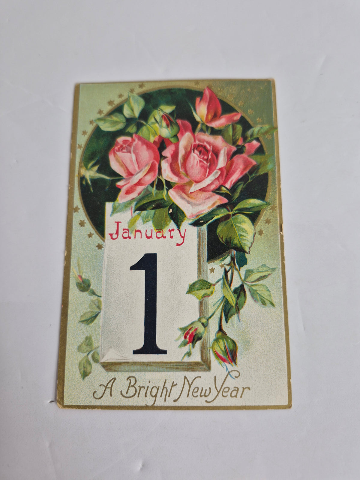 Antique Postcards – Lot of 7, c. 1908–1914 – Raphael Tuck "Smile" Comic by Dwig – Embossed Christmas & New Year Cards – Easter Card – Song Card – Como Park, Minnesota – Prairie Postmarks