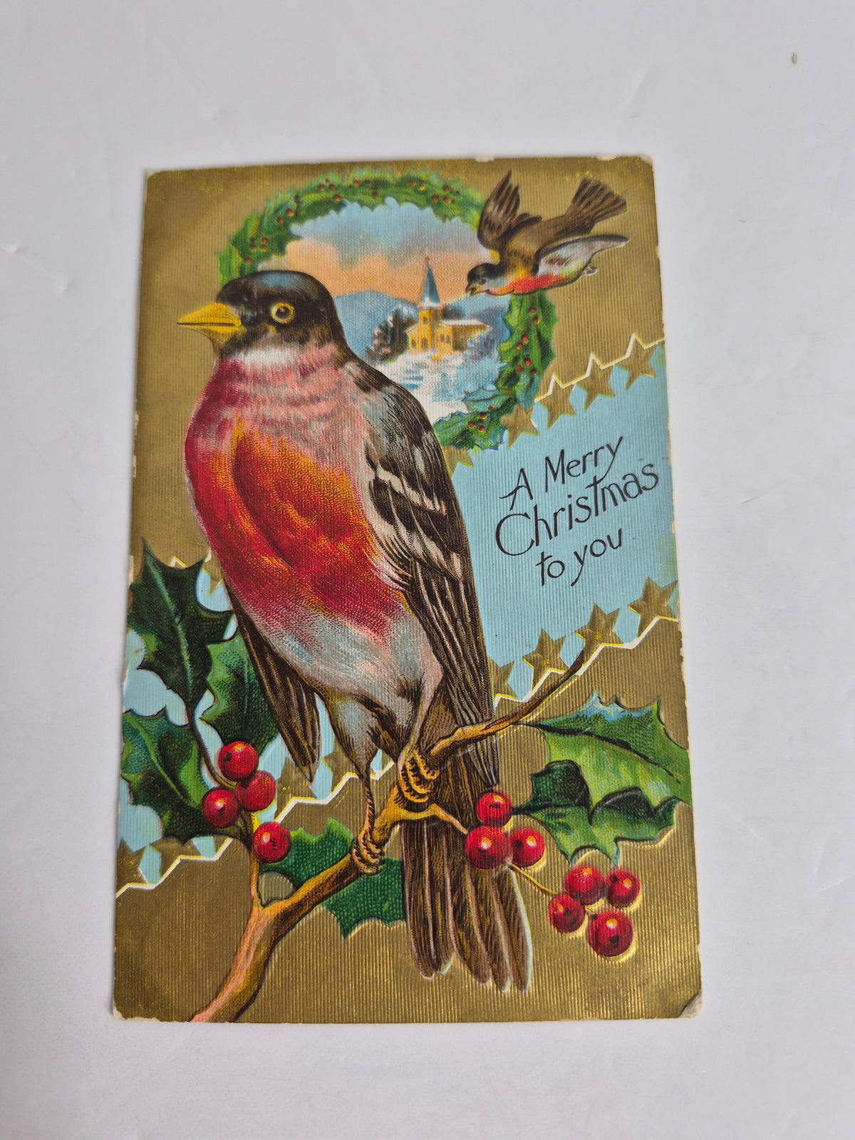 Antique Postcards – Lot of 7, c. 1908–1914 – Raphael Tuck "Smile" Comic by Dwig – Embossed Christmas & New Year Cards – Easter Card – Song Card – Como Park, Minnesota – Prairie Postmarks