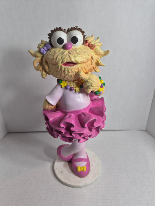 Zoe Sesame Street Garden Statue – Ballerina Tutu – 2007 Sesame Workshop – Loblaws Canada – About 5 x 13 Inches